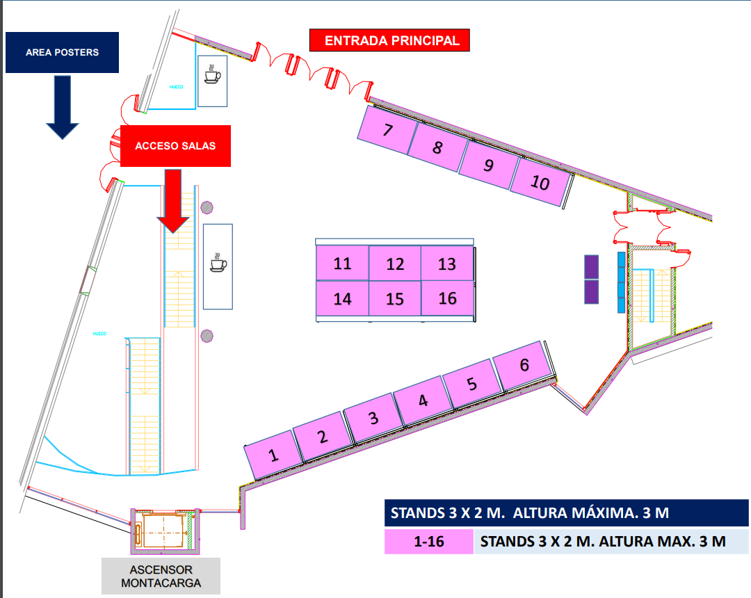 Mapa de Stands